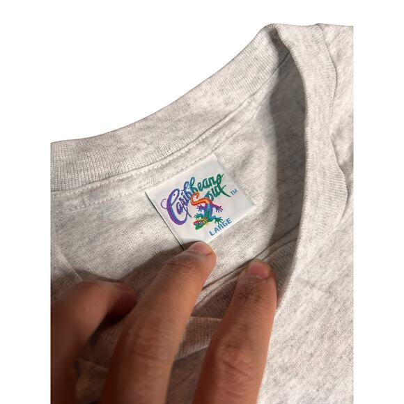 Vintage 80s Caribbean Soul Cheeseburger in Paradise T-Shirt - Picture 6 of 7